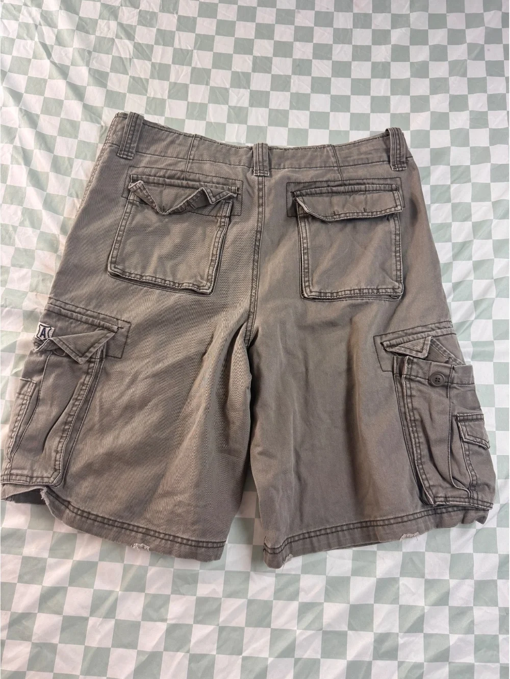 Y2K Aeropostale Authentic Cargo Shorts 34 Waist Cotton Casual